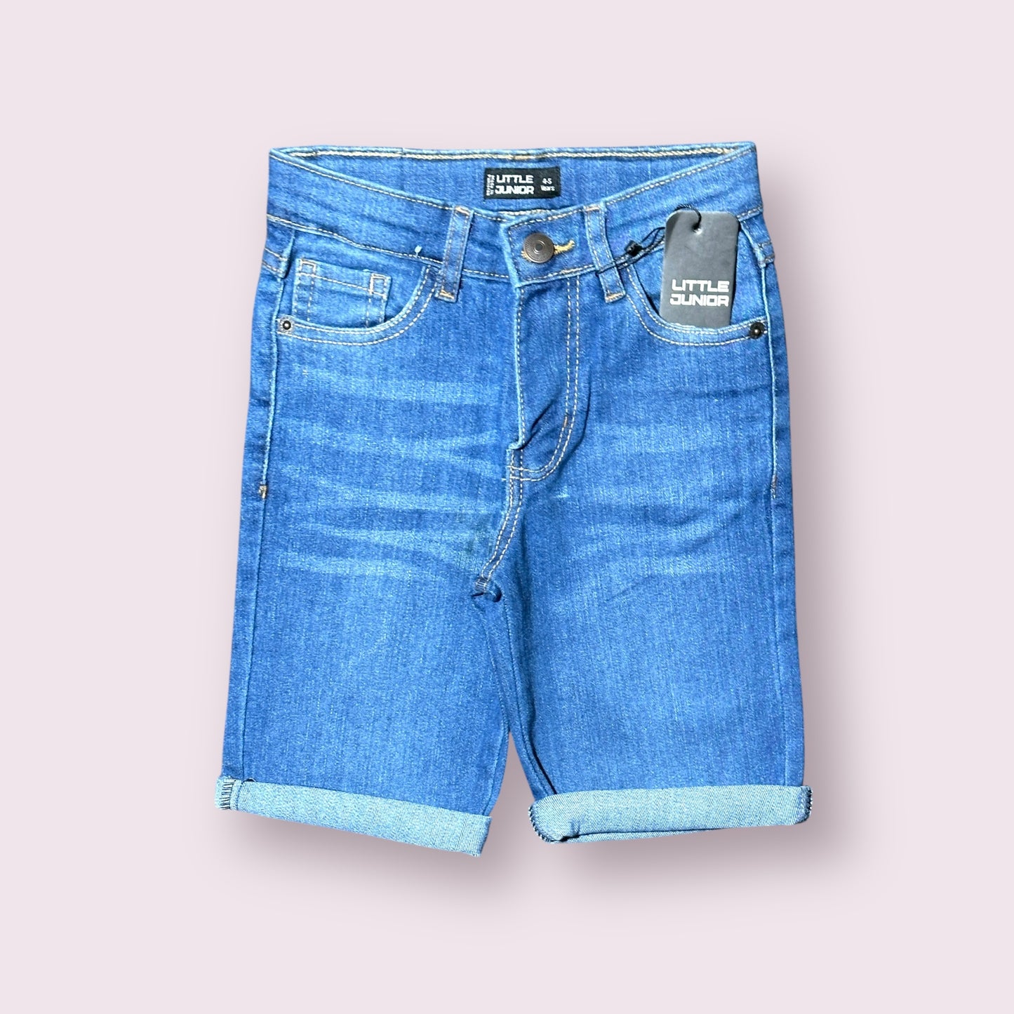 Denim Shorts (00478)Clr-Royal Blue-Fabric Jeans