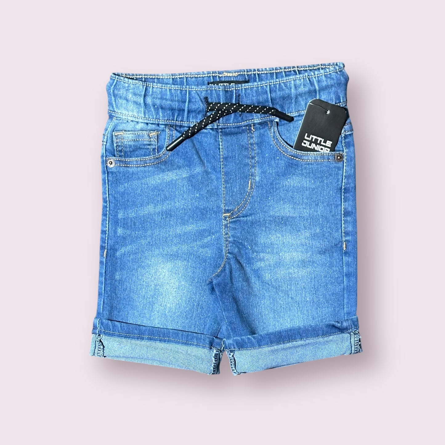 Denim Shorts (00469)Clr-Blue-Fabric Jeans