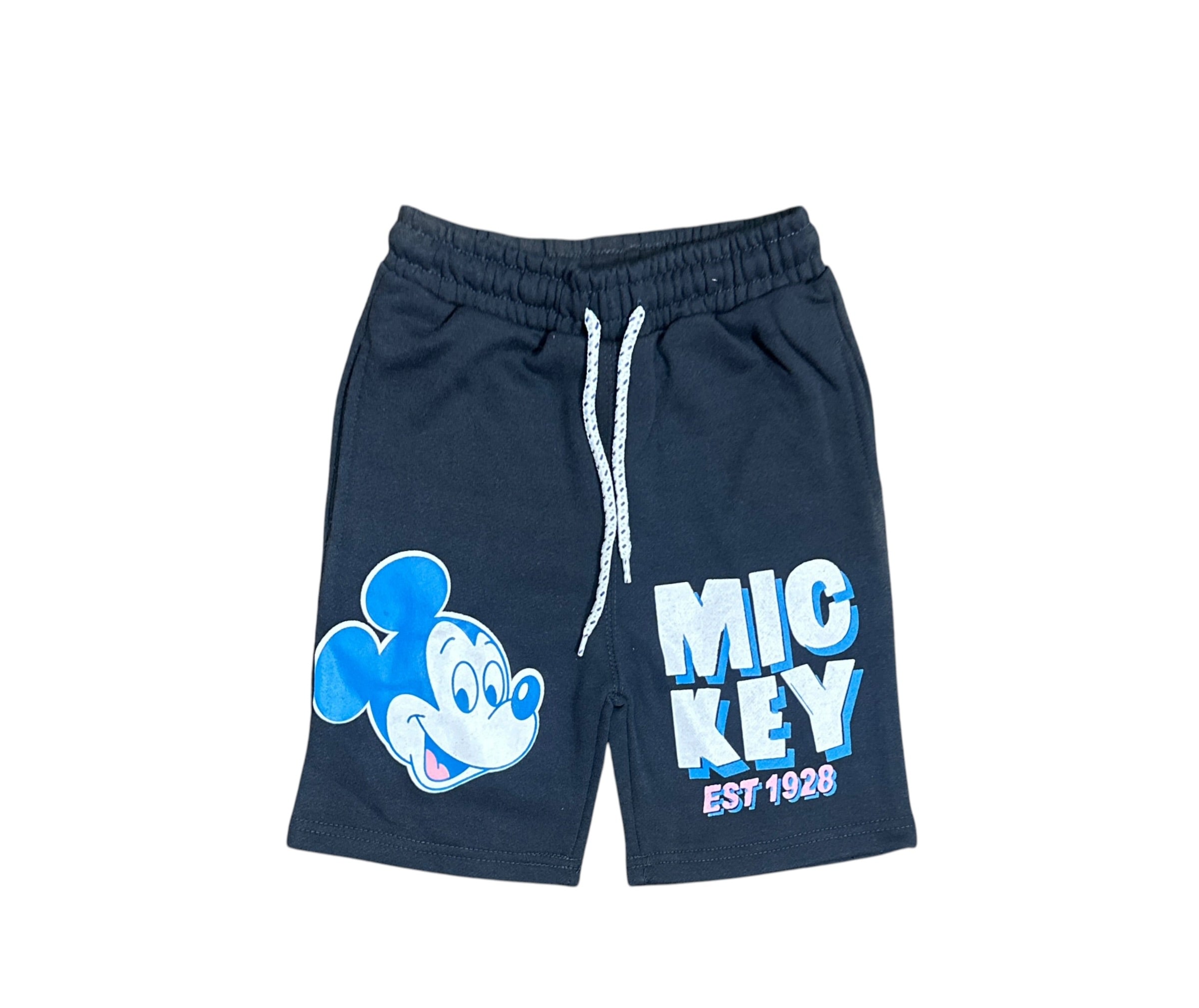 Boys Terry Shorts(02842)Clr-Black-Fabric Terry For Summer