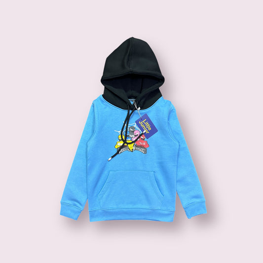 Boy Hoodie(03632) Fabric Warm Fleece-Sky Blue