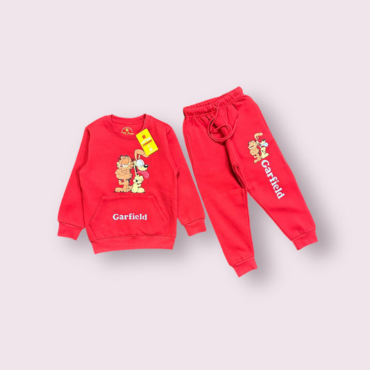 Boys Track Suit (03697)Clr-Red