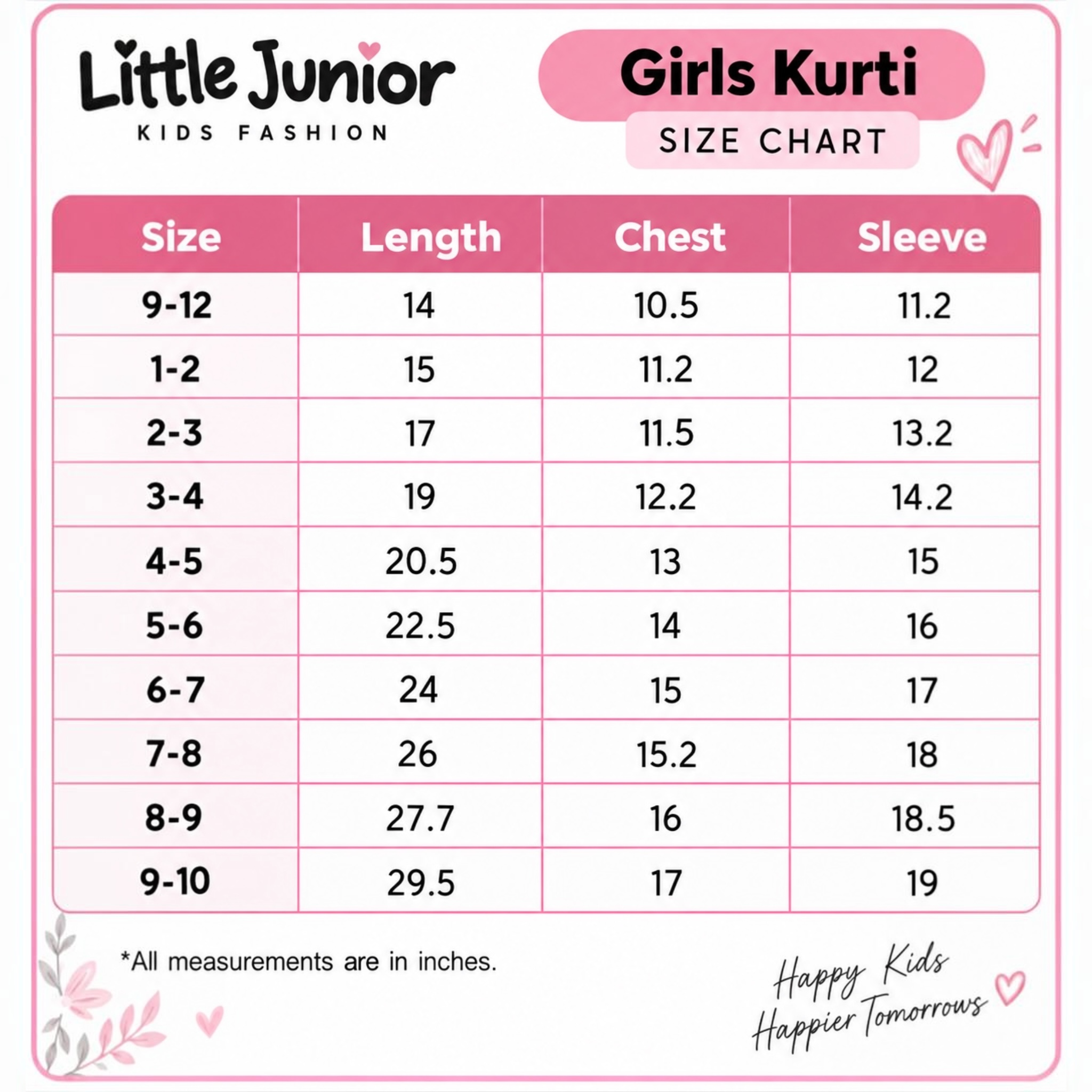 Girls Top (00182) Clr-Lite Pink-Fabric Khaddar