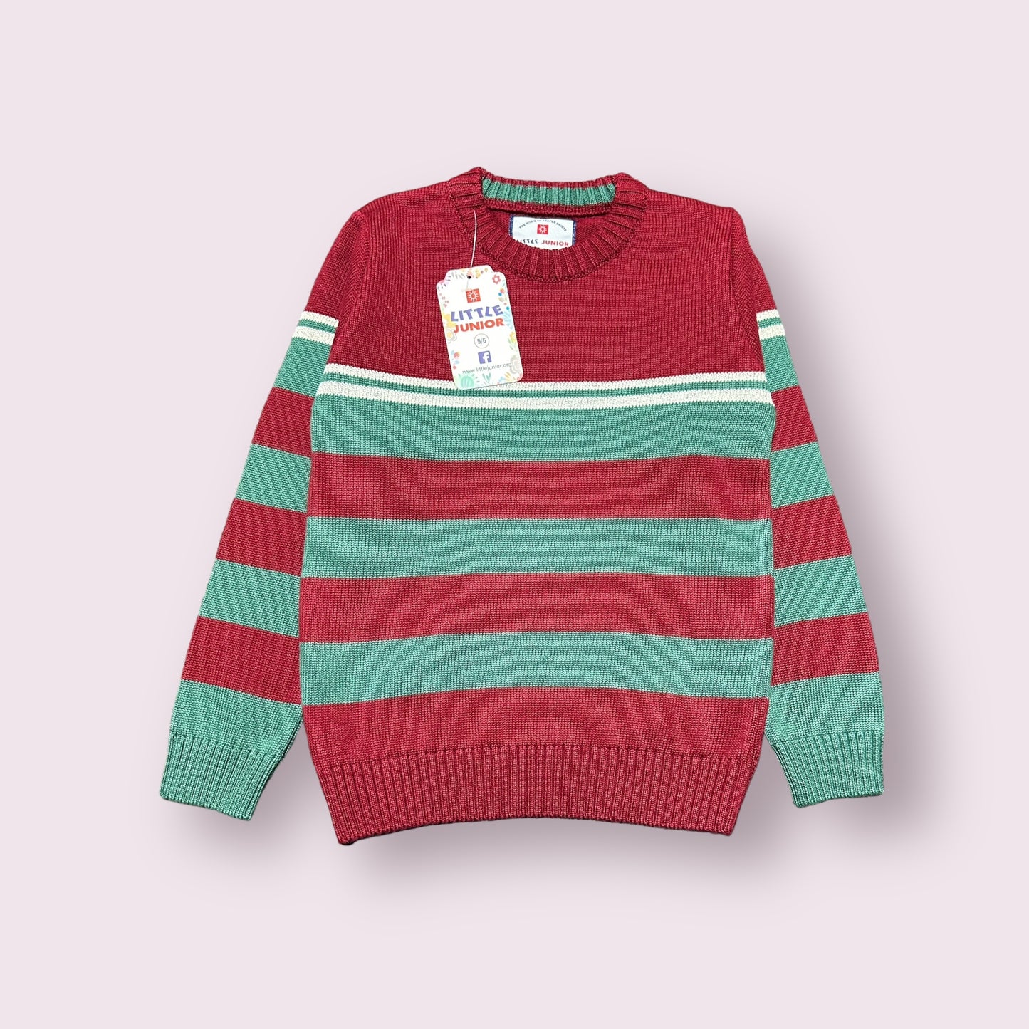 Boy Sweater(03388)Clr-Maroon And Green