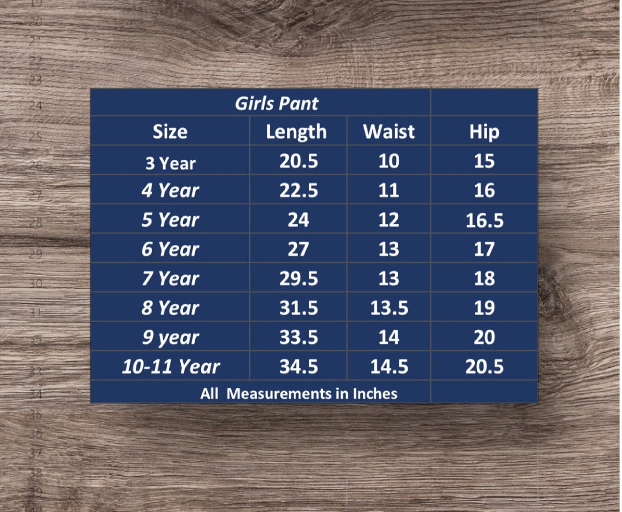 Girls Pant(02755)Clr-Dark Navy Blue-Fabric Jeans
