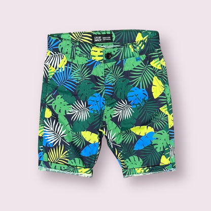 Cotton Shorts (00111)Clr-Green-Fabric Cotton