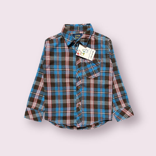 Boy Shirt (03501)Clr-Frozi And Brown Checks