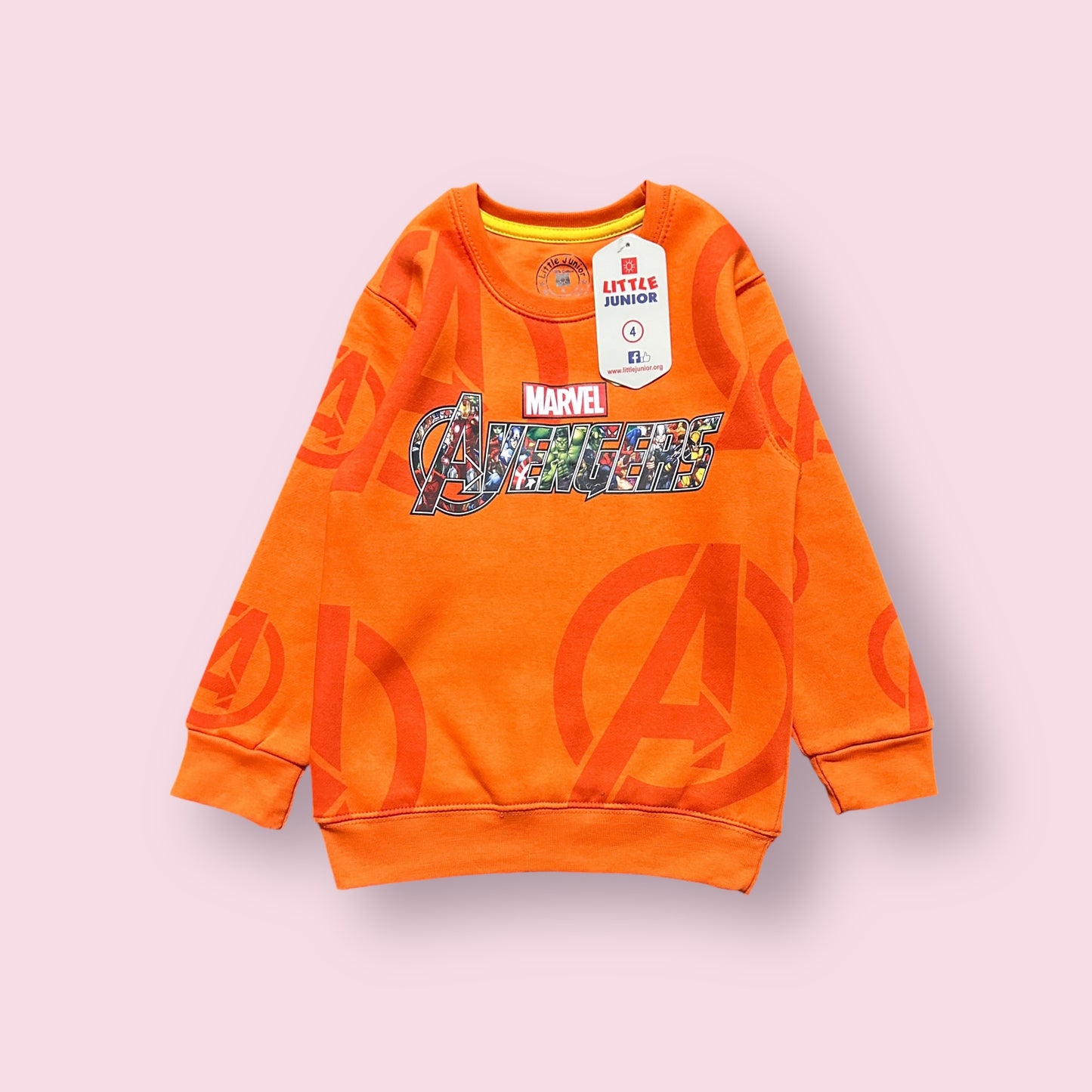 Boy Sweat Shirt (03490)Clr-Orange