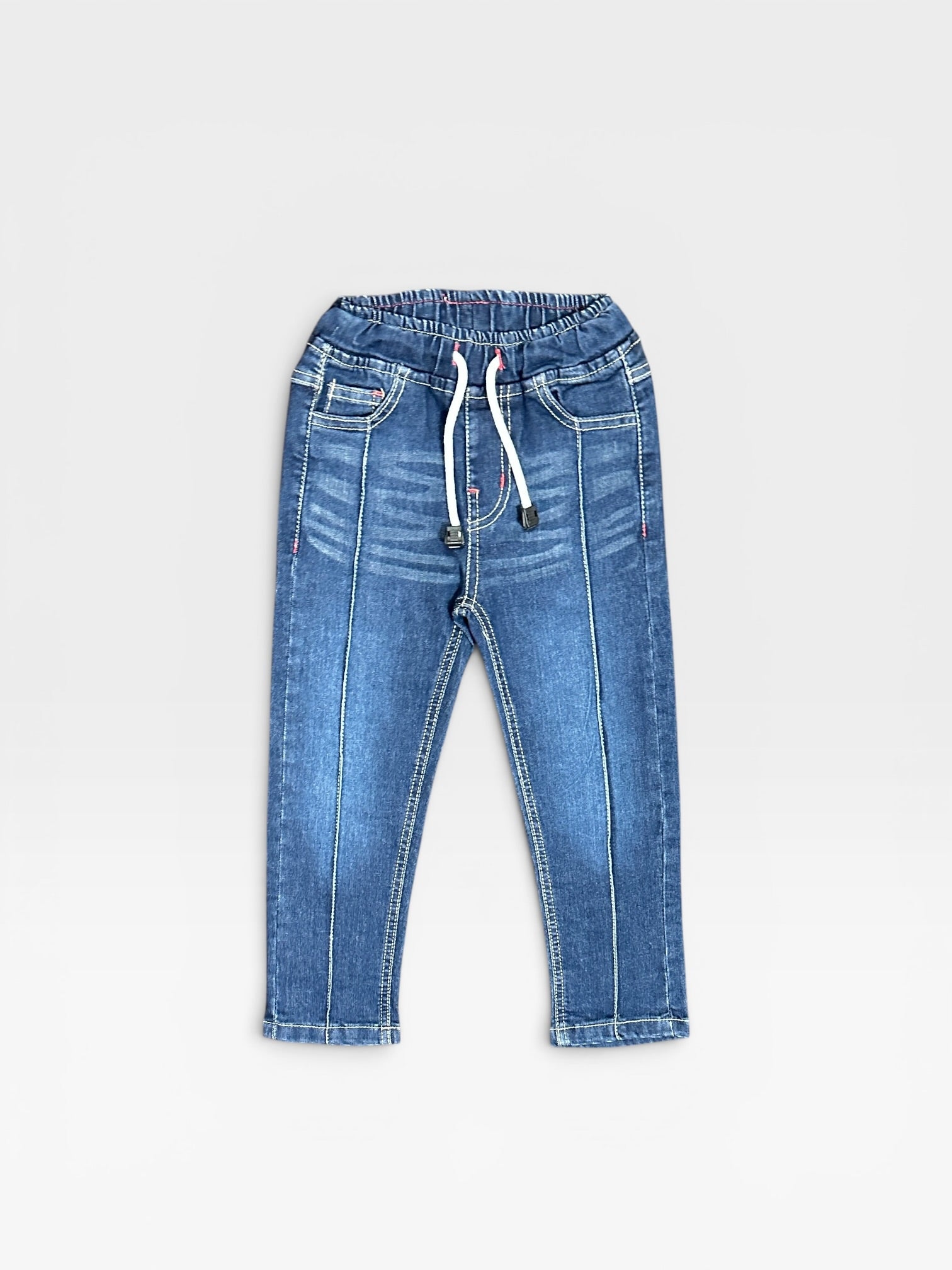 Boy  Pant (02750)Clr-Dark Blue-Fabric Denim Jeans