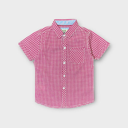 Casual Shirt (0037)Clr-pink-Fabric Soft Cotton