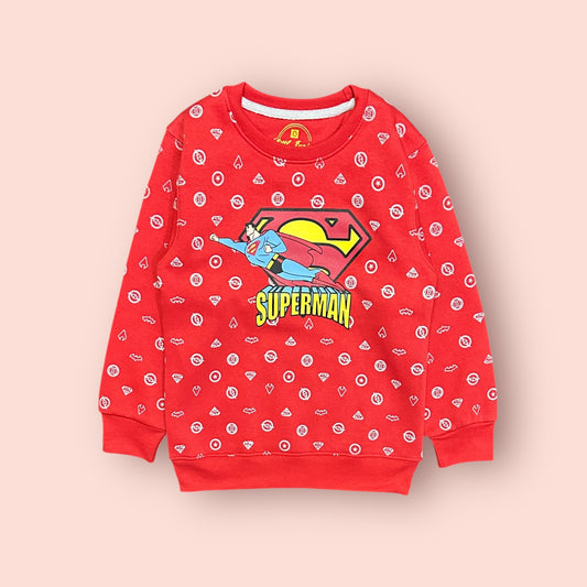 Boy Sweat Shirt(03857)Clr-Red