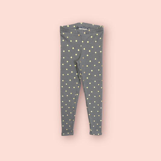 Warm Fleece Tights (03742)Clr-Dark Gry Dotted