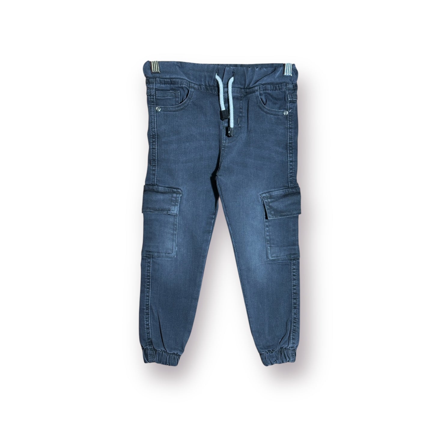 Boy Cargo Pant (00460)Clr-Gry-Fabric Denim Jeans