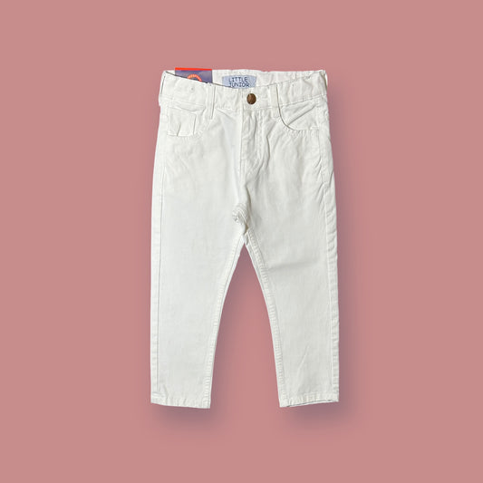 Boy Pant (00422)Clr-White-Fabric Denim Jeans