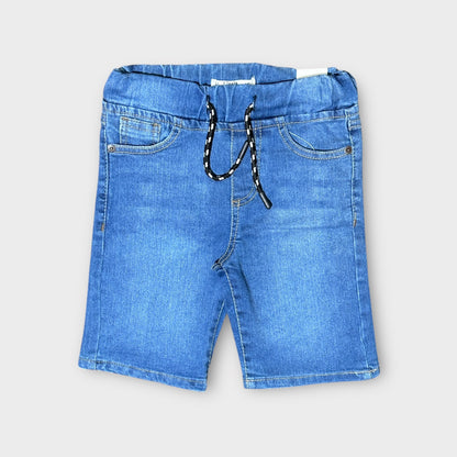 Denim Shorts (0083)Clr-Sky Blue-Fabric Jeans