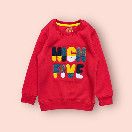 Boy Sweat Shirt (03735)Clr-Red