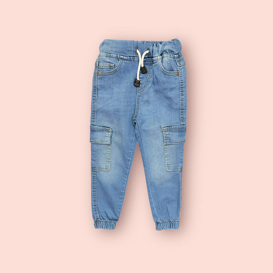 Boy Trouser Style Pant (03867)Clr Sky Blue