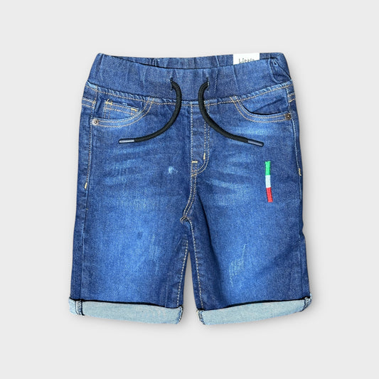 Denim Shorts (0092)Clr-Royal blue-Fabric Jeans