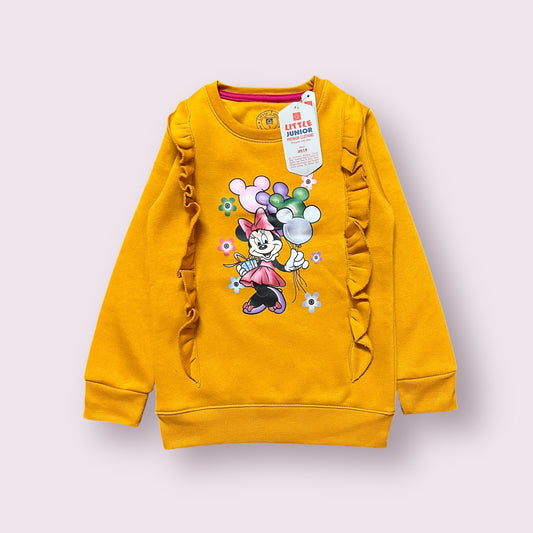 Girls Sweat Shirt (03471)Clr-Mustard