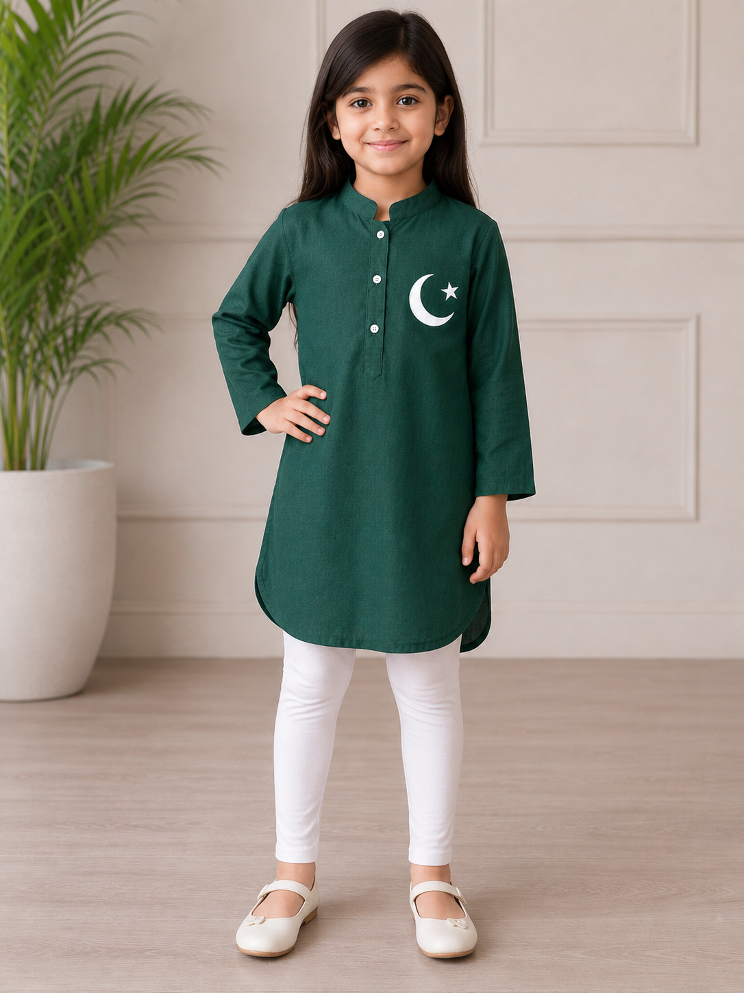 Azadi Article for Girls-Colour Green