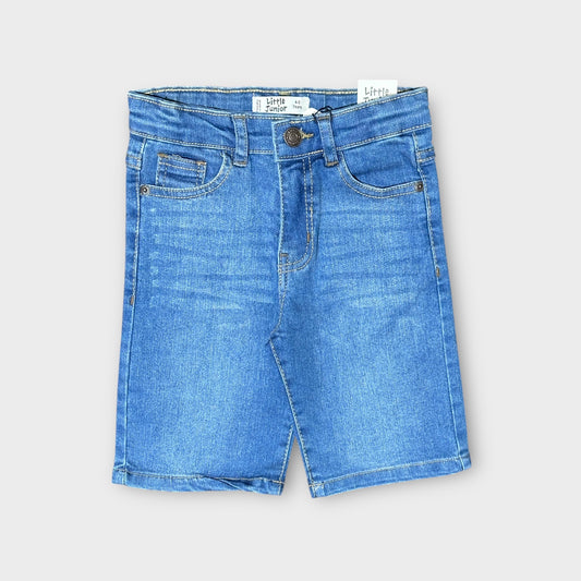 Denim Shorts (0078)Clr-Sly Blue-Fabric Jeans