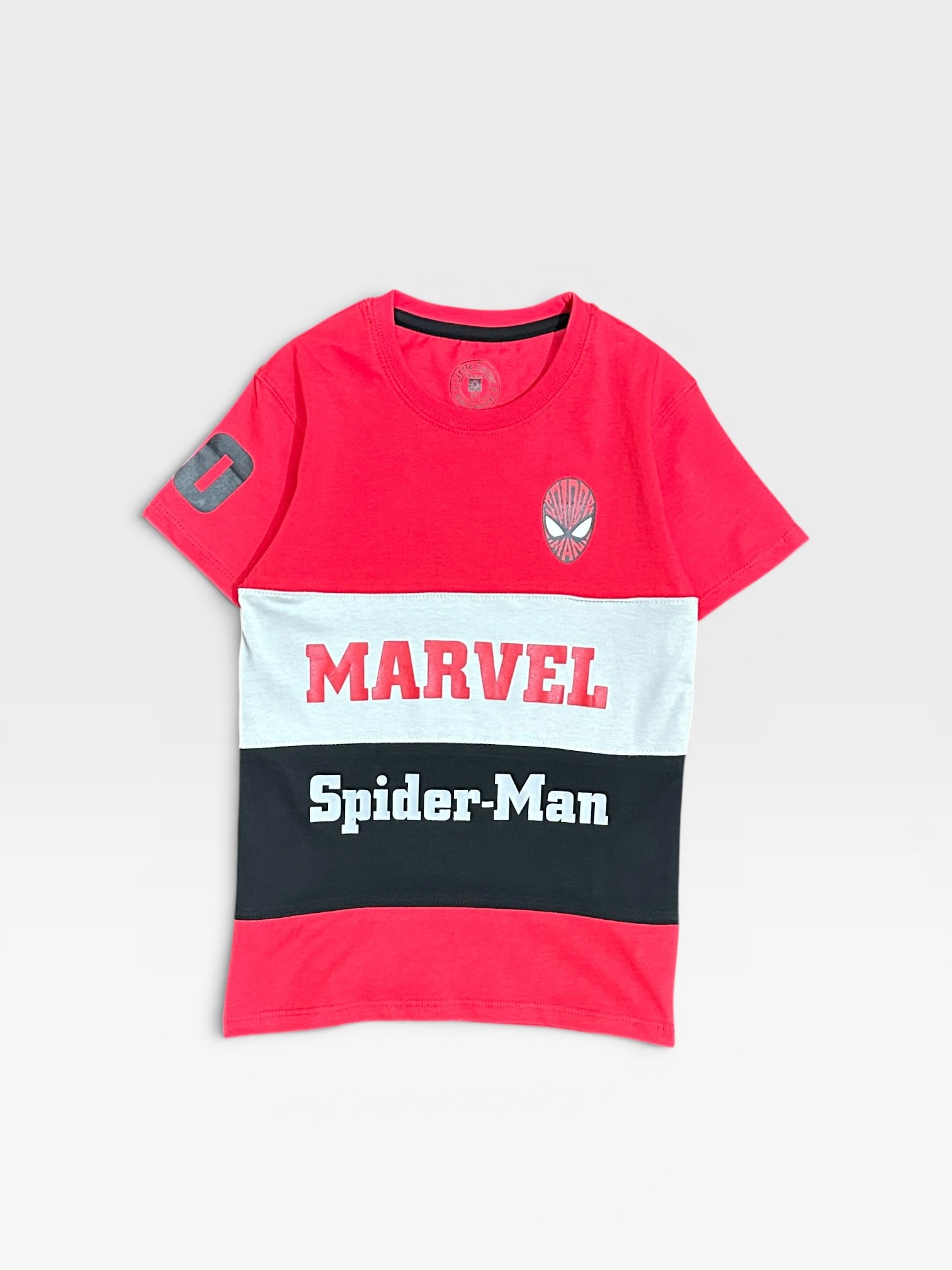 Boy T Shirt (02826)Clr-Red,Black and Gry-Fabric Blended Cotton For summer