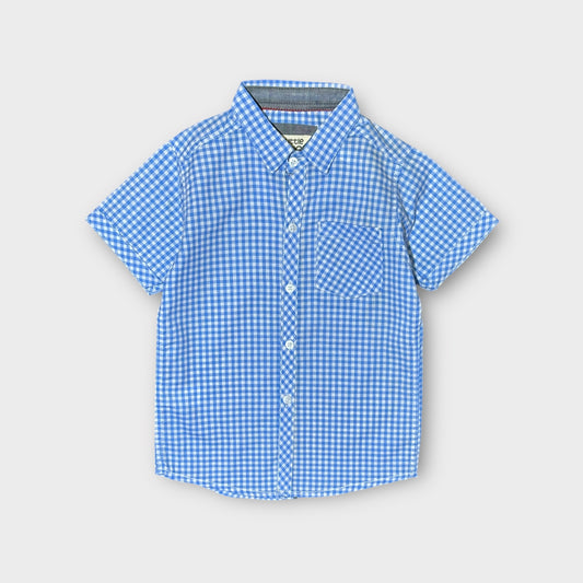 Casual Shirt (0038)Clr-Sky Blue-Fabric Soft Cotton