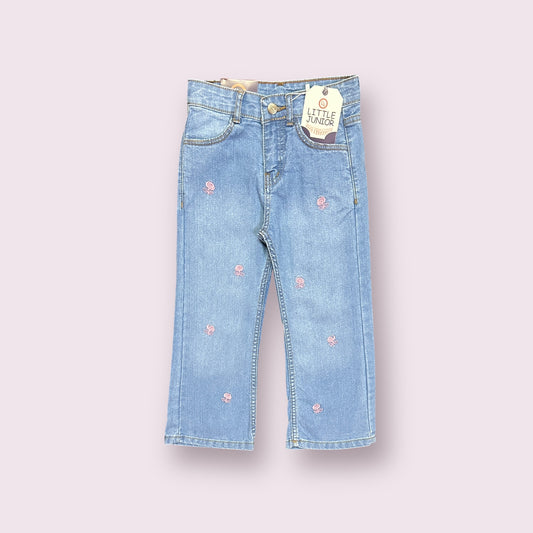 Girls Bell Bottom Pant (03650) Clr-Sky blue