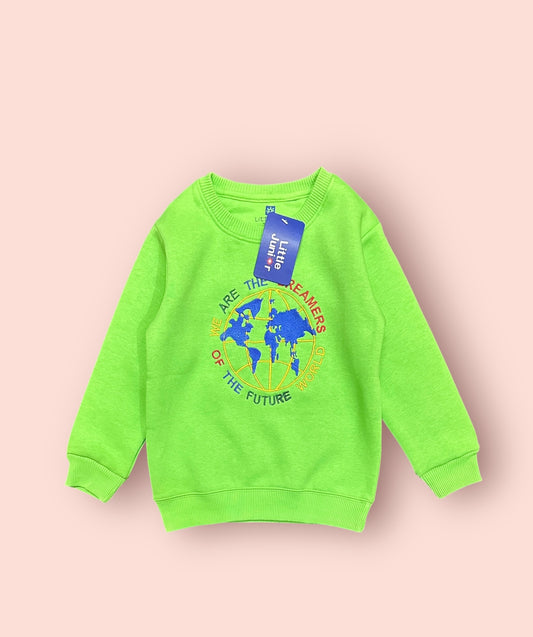 Boy Sweat Shirt (03723) Clr-Fresh Green