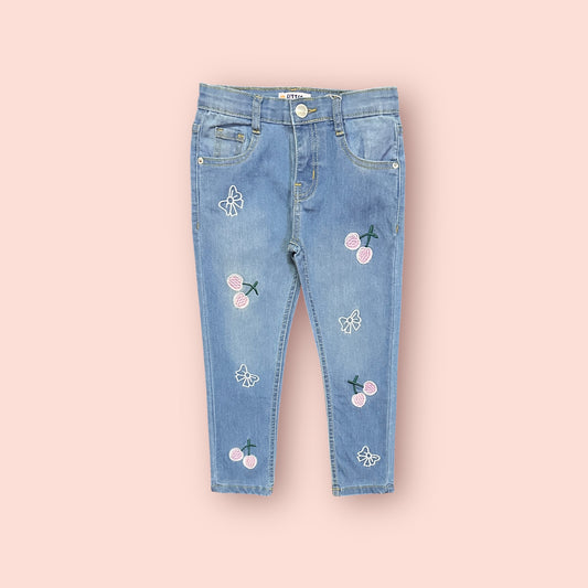 Girls Pant (03748)Clr-Sky Blue