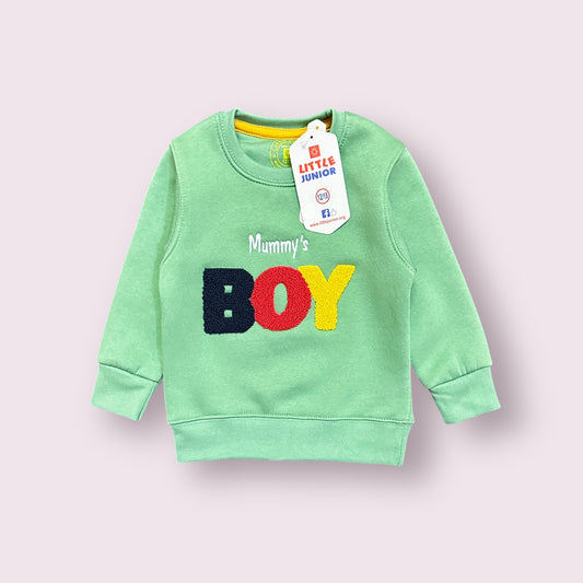 Boy Sweat Shirt (03725)Clr-Navy Green