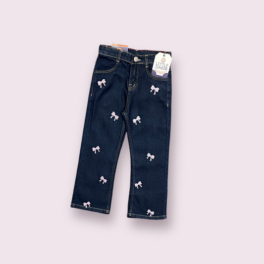 Girls Bell Bottom Pant (03653) Clr-jet Navy blue