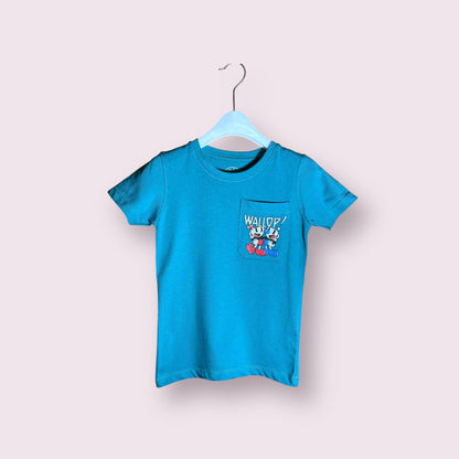 Boy T Shirt (00235)Clr-zink-Fabric Blended Cotton