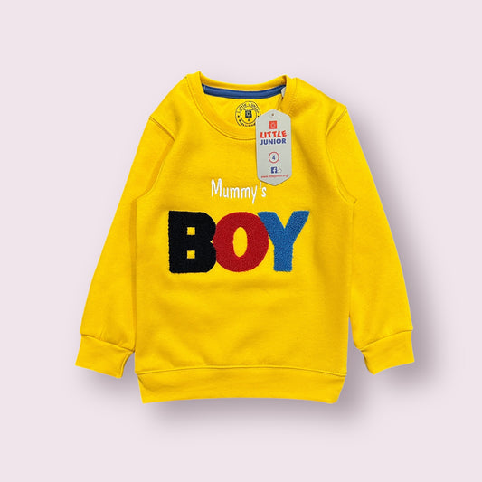 Boy Sweat Shirt (03726)Clr-Yellow