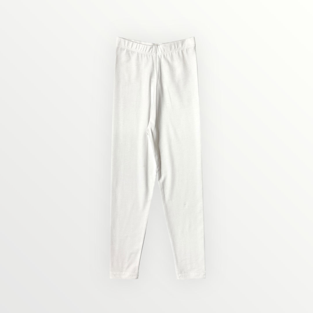 Girls Tights(02900)Clr-white-Stretchable Fabric for Summer