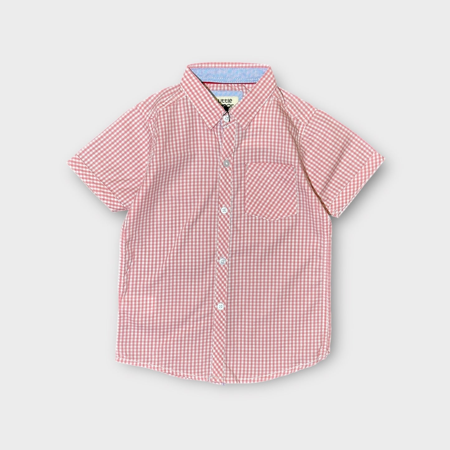 Casual Shirt (0039)Clr-Baby Pink-Fabric Soft Cotton