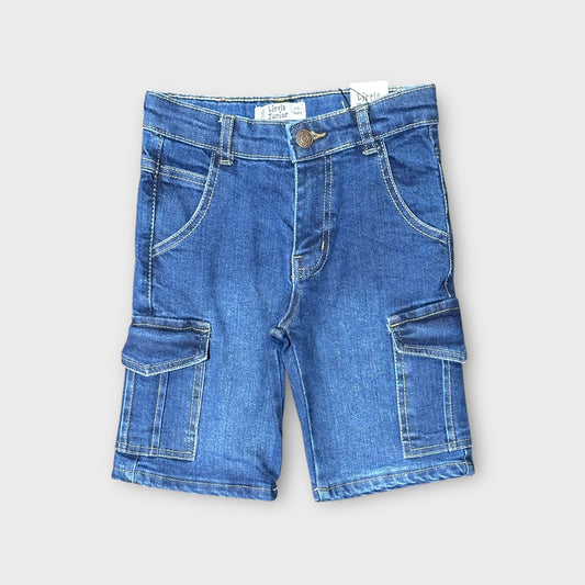 Denim Shorts (0079)Clr-Blue-Fabric Jeans