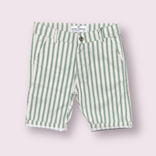 Cotton Shorts (00121)Clr-Pista Green-Fabric Cotton