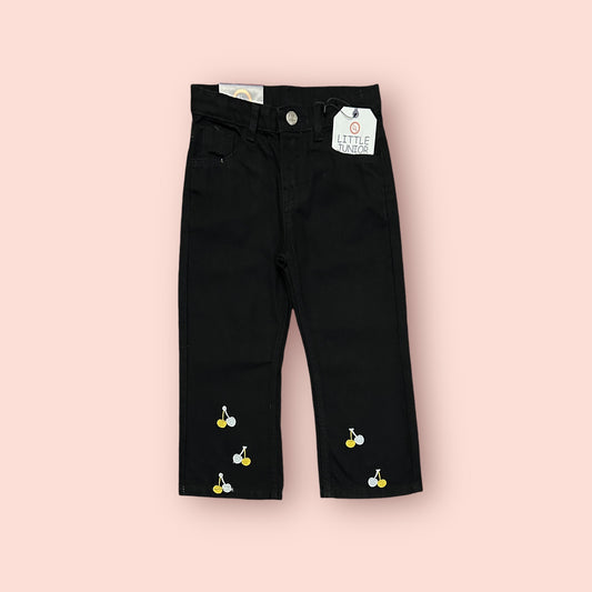 Girls Bell BottomPant (03863)Clr-Black