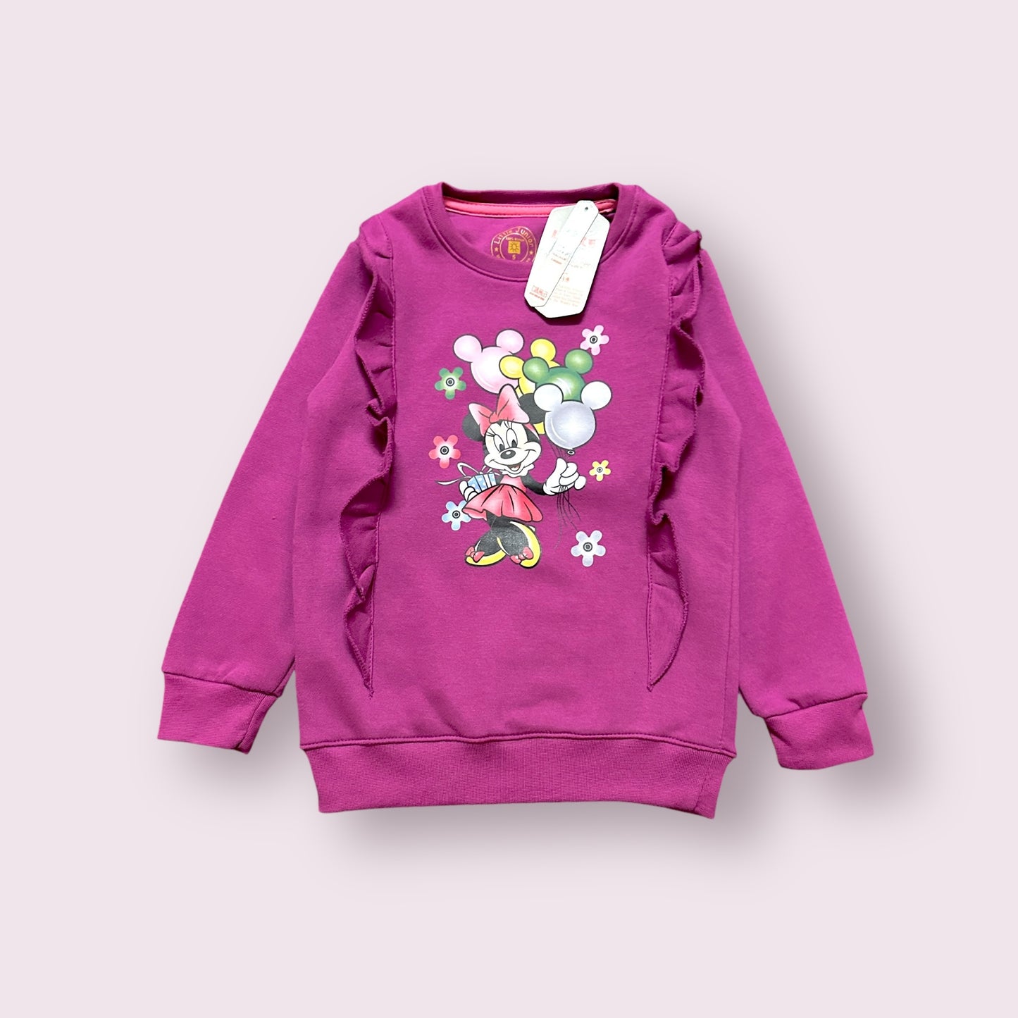 Girls Sweat Shirt (03470) Clr-Purple