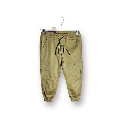 Boy Cargo Trouser(00530)Clr-Golden Brown-Fabric Soft Cotton For Summer