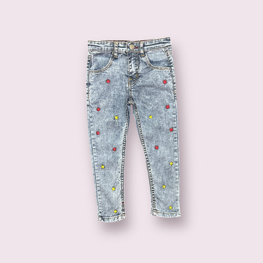 Girls Pant (03566) Clr-Mid Sky Blue