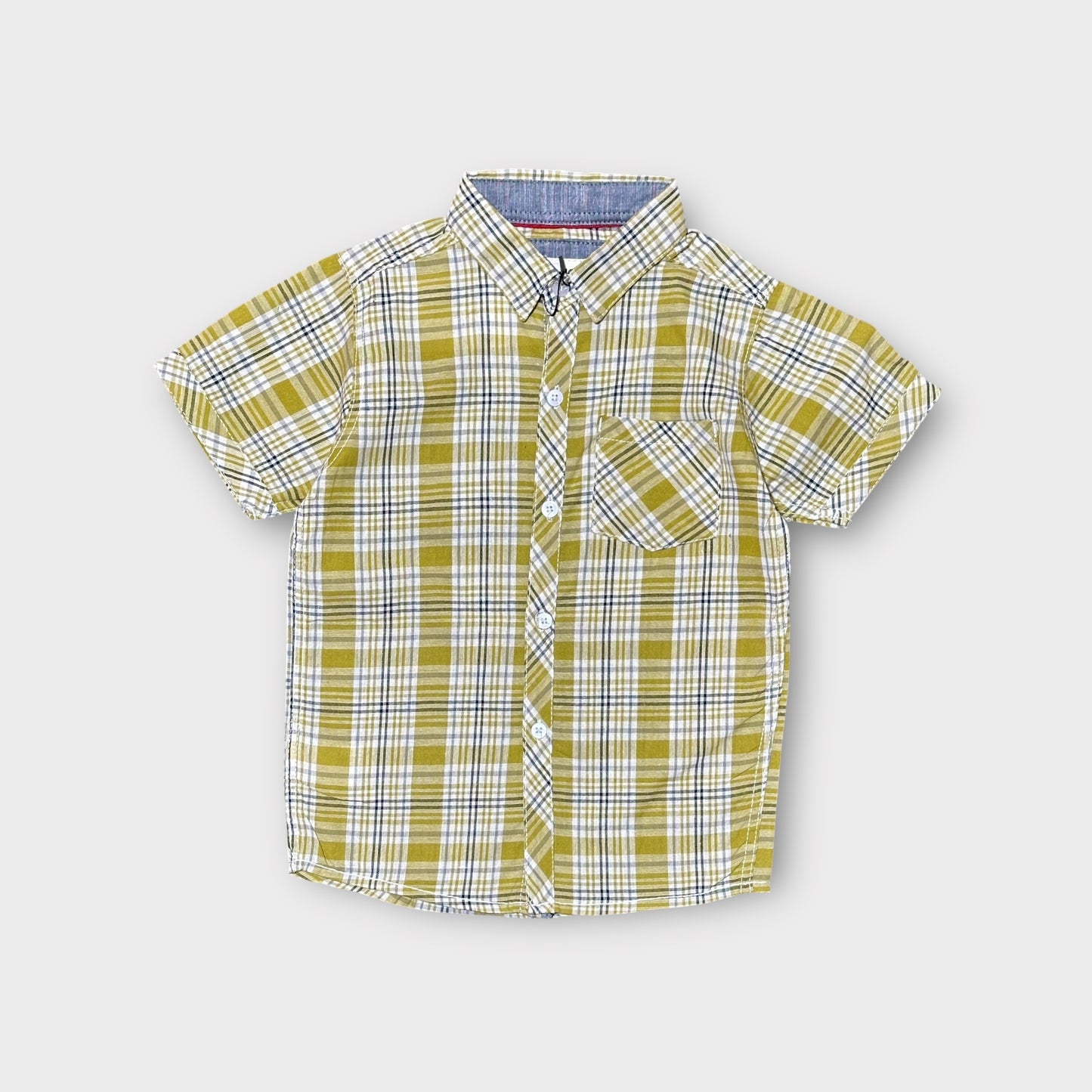 Casual Shirt (0071)Clr-Olive Green-Fabric Soft Cotton