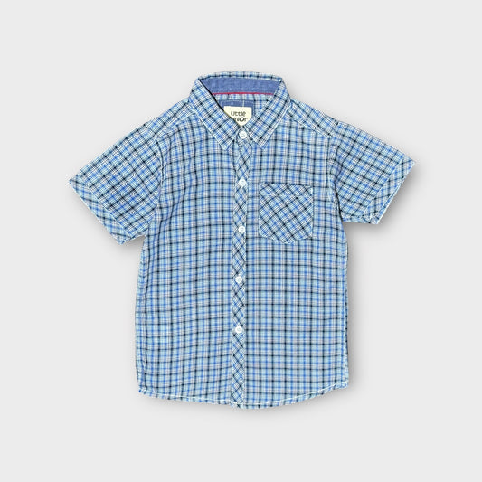 Casual Shirt (0043)Clr-Sky blue-Fabric Soft Cotton