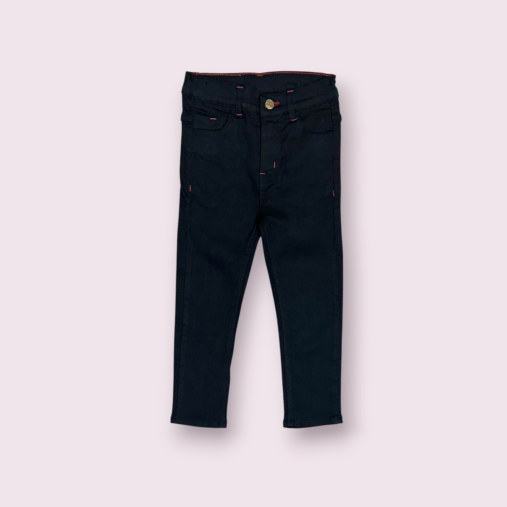 Boys Pant(0029)Clr-Black-Fabric Denim Jeans