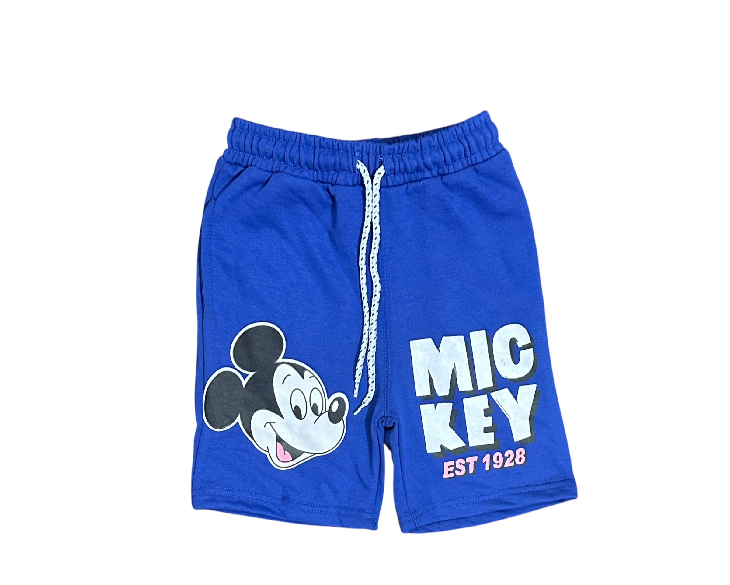 Boys Terry Shorts(02845)Clr-Royal blue-Fabric Terry For Summer