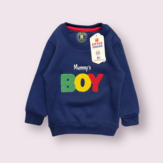 Boy Sweat Shirt (03724)Clr-Navy Blue