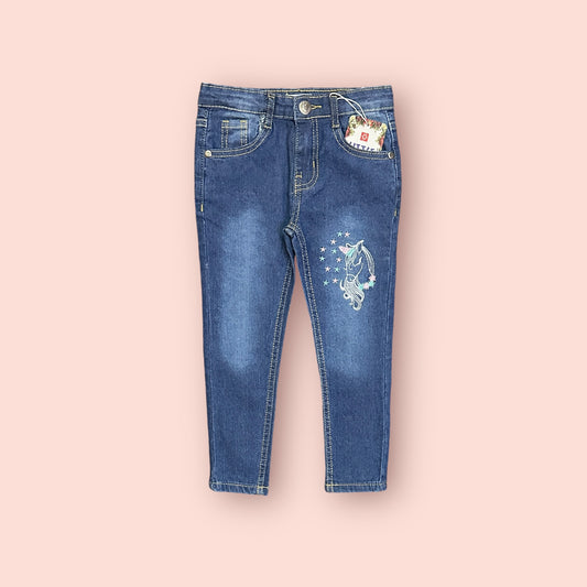 Girls Pant (03745)Clr-Royal Blue